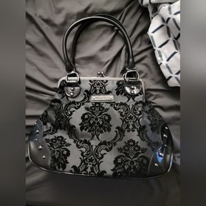Rock rebel damask purse